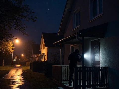 Einbruch in Einfamilienhaus in Dortmund. 